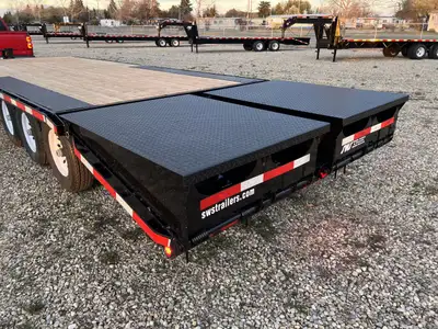 2026 SWS 26' Deck Over Wheel Trailer w/ Mega Ramps (3) 7K Axles, View more