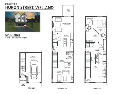 53 - 55 Huron Street - 55 Upper Townhome for Rent