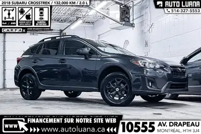 Auto Luana 2018 SUBARU Crosstrek PRENEZ UN RENDEZ-VOUS / BOOK AN APPOINTMENT (514) 327-5553 132000 K...