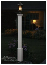 New England Decorative Vinyl Outdoor 72" MADISON Lamp Post Pole