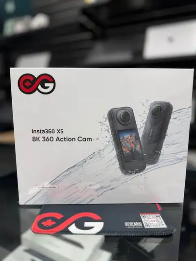 Insta360 X5 Essentials Bundle - Waterproof 8K 360° Action Camera Brand New Sealed Trusted Store Item...