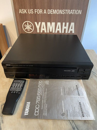 YAMAHA CD  C 565 5 CD player changer  manual & remote included