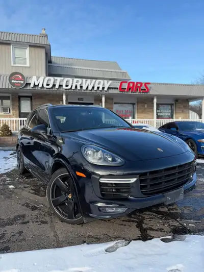2016 Porsche Cayenne GTS AWD SUNROOF The black exterior on black leather interior comes with navigat...
