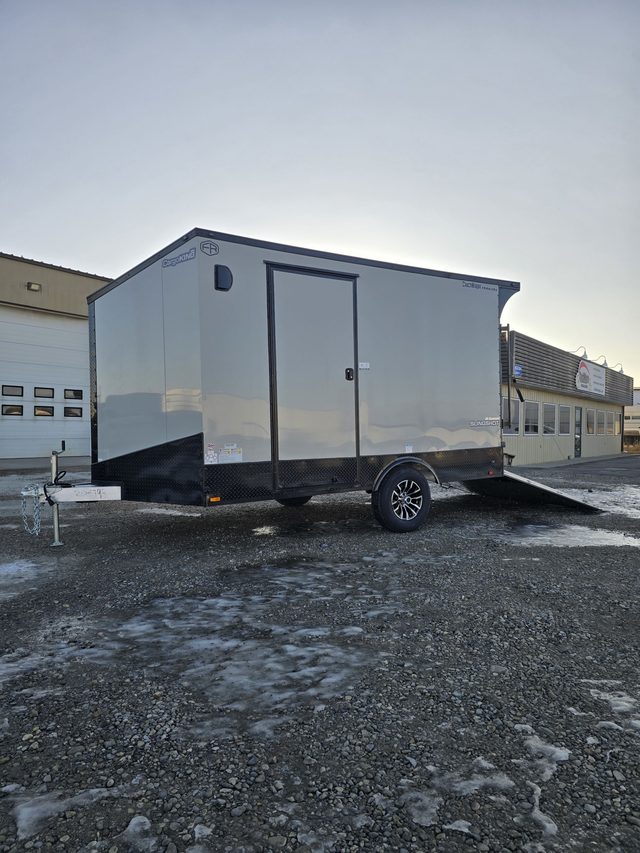  Forest River *** 8.5x12 *** 2 Place Aluminum Sled Trailer  in Cargo & Utility Trailers in Calgary - Image 2