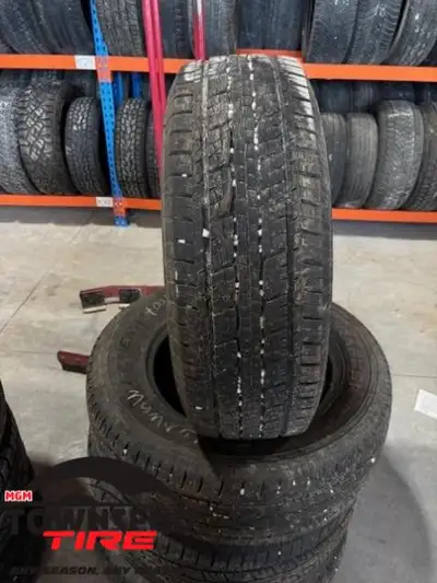 SET OF FOUR NEW TAKE OFF GENERAL GRABBER HTS60 TIRES LT275/65R18 SOLD AS SET OF FOUR ONLY, PRICE INC...
