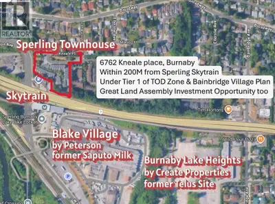 Investor & Developer Alert! Rare 3-levels, over 2000 SF, 4 beds 3 baths, south facing, low strata fe...