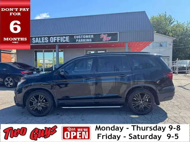 2019 Honda Pilot Black Edition AWD 7 Passenger Panoroof DVD Leat