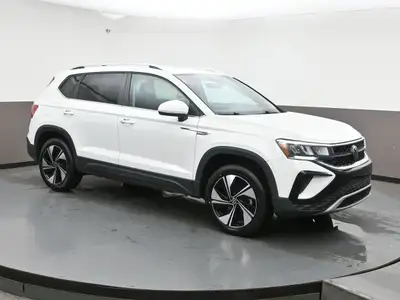 The Volkswagen Taos is a compact SUV that delivers big on style, space, and performance. With a turb...