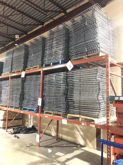 USED Wire Mesh Decking Deck 42"x46" for Pallet Racking, View more