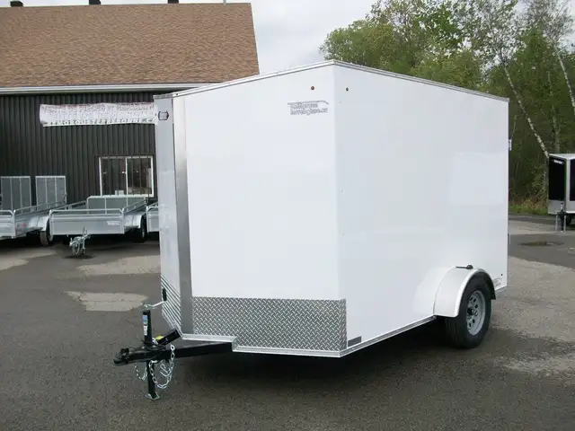 2025 Weberlane CARGO 7' X 10' V-NOSE 1 ESSIEUX 3500LB. RAMPE VTT in Cargo & Utility Trailers in Laval / North Shore - Image 4