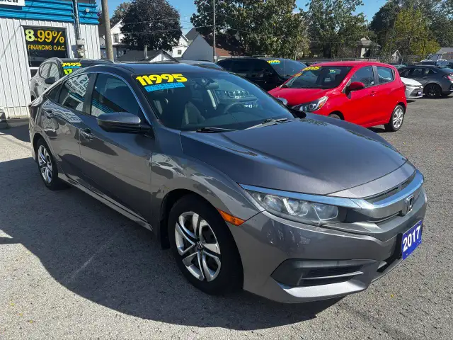 2017 Honda Civic LX, Bluetooth, Back-Up-Camera, Heated Seats