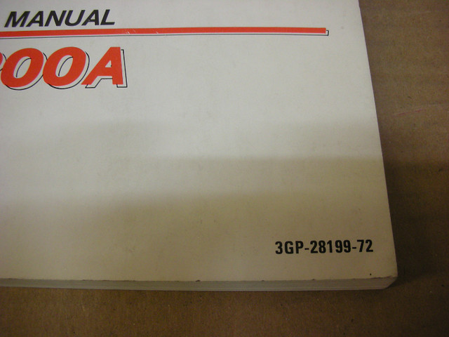 NOS 1990 Yamaha FJ 1200 Owners Manual in Other in Stratford - Image 3