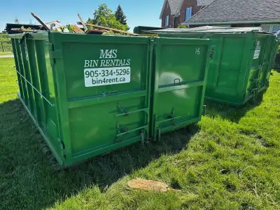 Disposal bins for clean ups, junk, construction, landscaping, garbage, household waste, mulch delive...
