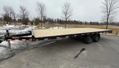 Big Tex Nomad8.5x22 Deckover trailer2x7000lb axlesSlide in rampsBUY ONCE BUY FOR LIFE The 14OE 14K O...