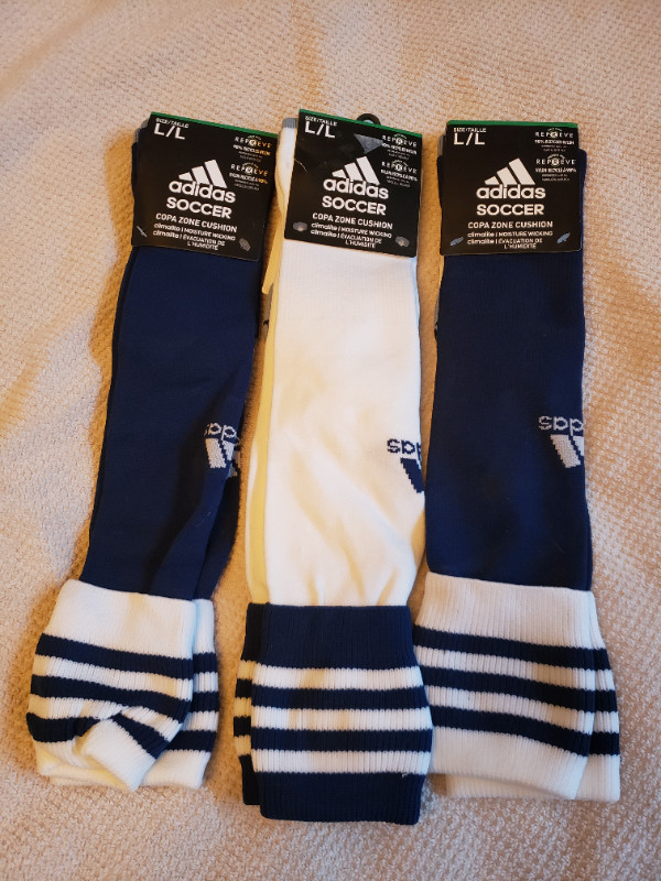 Adidas soccer socks. Brand new. 3 pairs.Size Large. in Women's - Other in London
