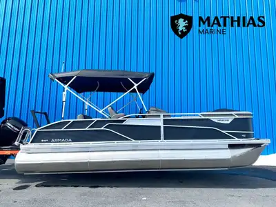 Bateau Ponton ARMADA SAPHIR 23SB - DEMO 2025 Concessionnaire de bateaux et pontons neufs et d'occasi...
