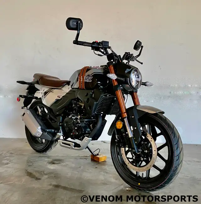 200CC MOTORCYCLE | STREET LEGAL | CAFE RACER CHOPPER | LIFAN KPM in Street, Cruisers & Choppers in City of Toronto - Image 13