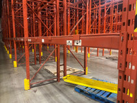 Used 20' tall heavy duty Redirack frames - used 8' and 9' beams