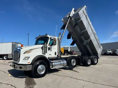 Nice Clean Triaxle Dump Truck with Cummins ISX-15 Diesel, 486,724kms, Allison Automatic, 20,000LB Fr...