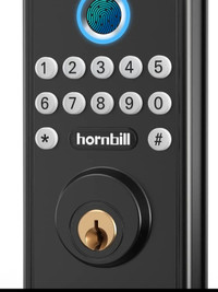 Hornbill Smart Keyless Entry Door Lock, Electronic Fingerprint D