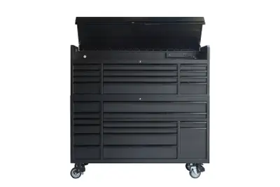 NEW BLACK 6 FT 26 DRAWER TOOL BENCH CHEST HTC7226PC SALE $1895.00 Experience ultimate organization a...