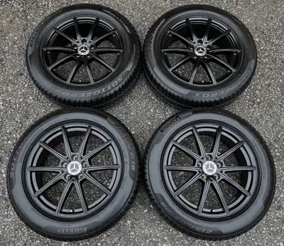 Wheels: Black 18 Inch OEM Fitment: MB GLA-Class GLA 250 (2021 and up) / GLB-Class GLB 250 (2020 and...