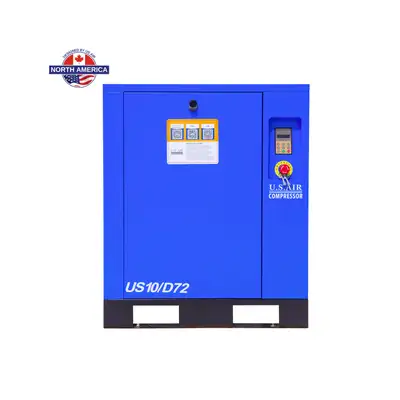 10 HP - 220V Single Phase VSD Rotary Screw Air Compressor, View more