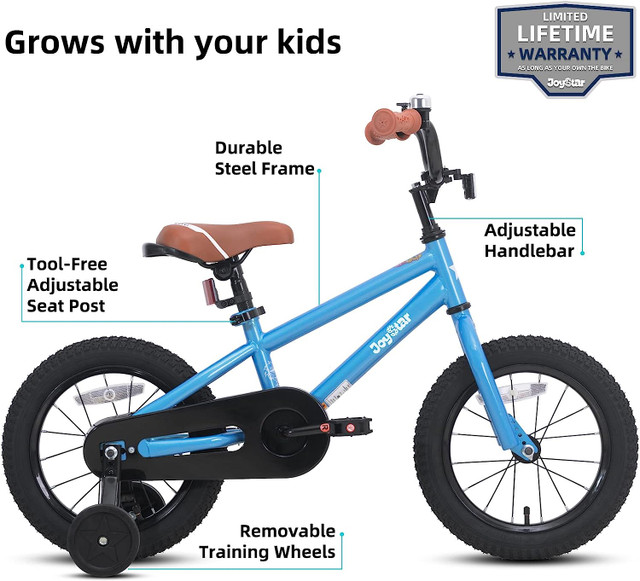 JOYSTAR Totem Kids Bike 16 inches For Boys and Girls in Kids in Mississauga / Peel Region - Image 2