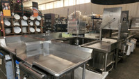 HUSSCO USED Stainless Dishtabling Restaurant Kitchen Equipment