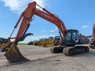 2022 Hitachi ZX350LC -6 Hydraulic Tracked Excavator HRS: 2,252 Surround view cameras Cab Guards PAS...