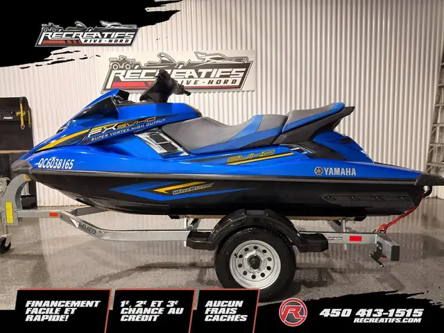 2016 Yamaha WAVE RUNNER FX CRUISER SVHO **MOTEUR SUPERCHARGED 25 in Personal Watercraft in Laval / North Shore - Image 2