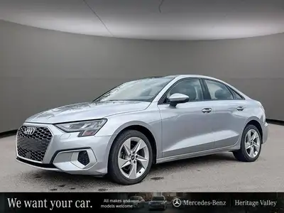 This Audi A3 has a powerful Intercooled Turbo Gas/Electric I-4 2.0 L/121 engine powering this Automa...