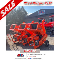 15HP WOOD CHIPPER 5 INCH FOR SALE / 2,099