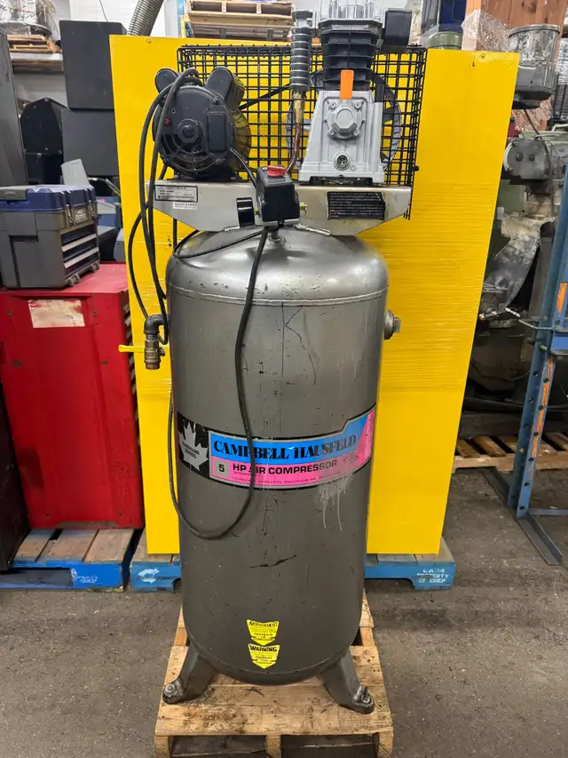 Campbell Hausfeld 5HP Air Compressor – 60 Gal. 230V, 1Ph. in Power Tools in City of Toronto - Image 3