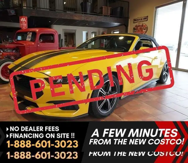 2024 Ford Mustang EcoBoost Premium Convertible with VERY LOW KMS