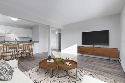 Amenities: Heat & Water Included • Balconies • Air Conditioning Suite & Building: Spacious bachelor...