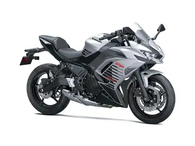 Argyll Motorsports 2026 Kawasaki Ninja 650 Metallic Matte Whitish Silver RIDE BOLD Built to embody N...
