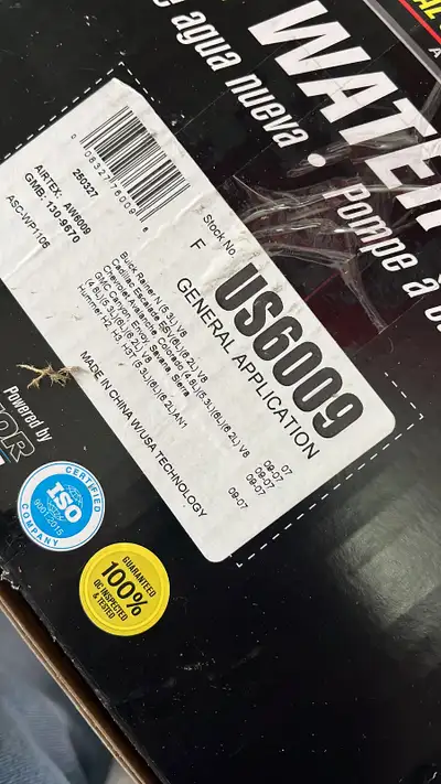 Brand new in the box LS water pump info in picture Asking 90$