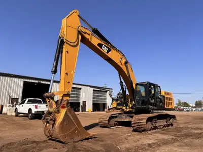 2018 Caterpillar 349D2L Hydraulic Excavator 12,063 hours 5305 idle hours! • Manual Wedge Coupler • O...