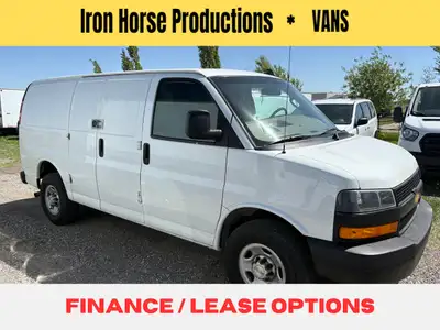 CAN FINANCE/LEASE 2021 CHEVROLET EXPRESS 2500, Super Clean Whiter Exterior With Tan Cloth High back...