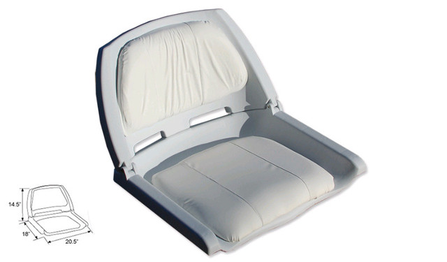 Brand New - Folding Fishing Boat Seat in Edmonton on Sale, Boat Parts,  Trailers & Accessories, St. Albert