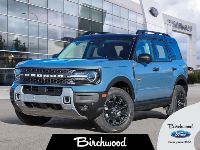 2025 Ford Bronco Sport Badlands | 2.0L | Badlands PKG | Power Mo in Cars & Trucks in Winnipeg