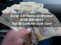 Scrap Car Removal Windsor 519-900-0011 Top Cash for Junk Cars