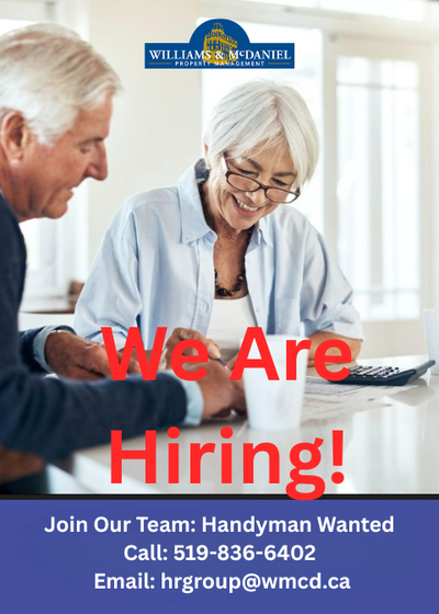 We are seeking Building Manager(s) for a residential property in Woodstock ON.This is a live-in posi...