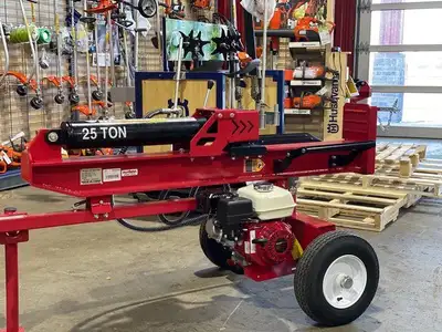 Zero Down financing available! Taxes Extra (Tilbury Ontario) 2023 BE Power 25 Ton Log Splitter Honda...