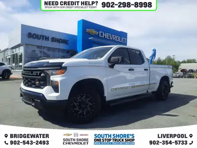 Recent Arrival! Summit White 2023 Chevrolet Silverado 1500 WT For Sale, Bridgewater 4WD 8-Speed Auto...