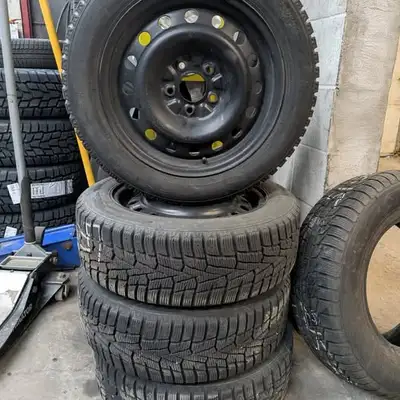 Steel rims on Nexen Winguard tires Excellent condition Take off a Mazda 3 Rim: Steel Size: 16x6.5 Bo...
