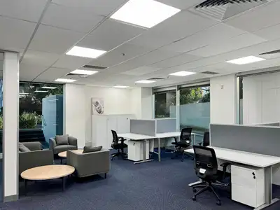 Access a bright and inspiring office space to rent designed to help teams of five to do their best w...