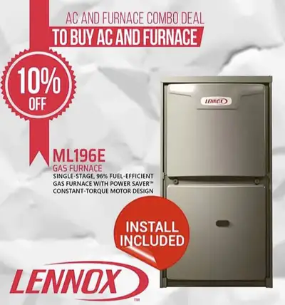 Combo Deal for Air Conditioner and Furnaces, View more