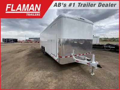 2026 Royal 8.5'x24' Enclosed Cargo Trailer Color: White Axles: (3) 7000lb Lippert Torsion Tires: ST2...